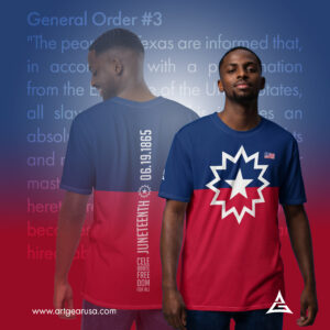 JUNETEENTH Athletic Men's t-shirt