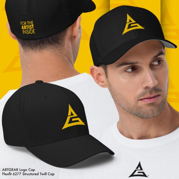 3D Puff Logo ARTGEAR Logo Hat - Image 16