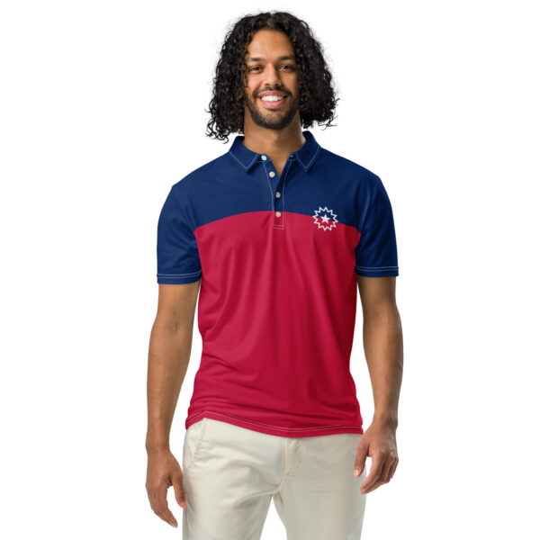 JUNETEENTH Men’s Slim Fit Polo - Image 3