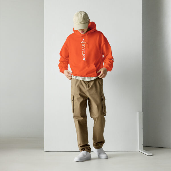 ArtGear Orange Hoodie 25 - Image 3