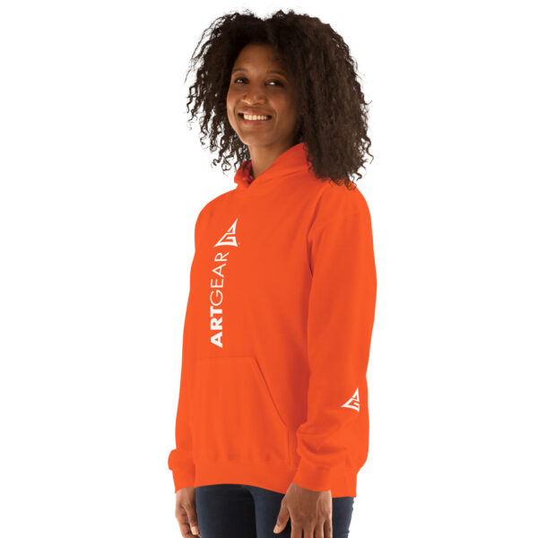 ArtGear Orange Hoodie 25 - Image 2