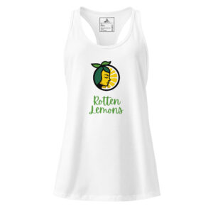 Rotten Lemona Fitted Racerback Tank Top