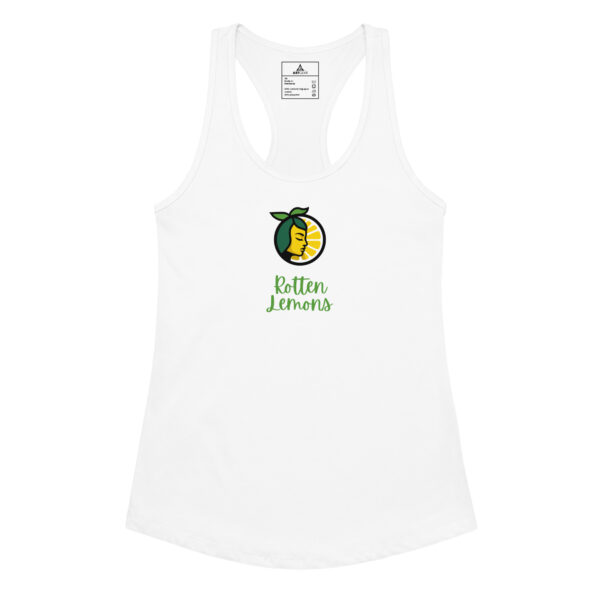 Rotten Lemona Fitted Racerback Tank Top - Image 3