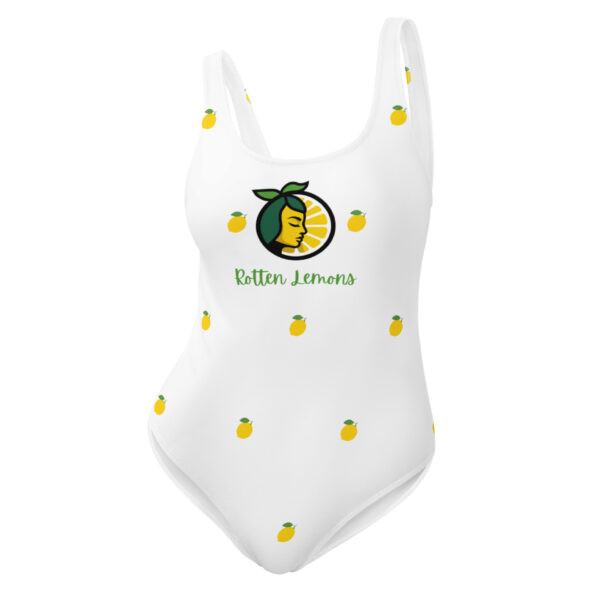 RL One-Piece Swimsuit - White - Image 9