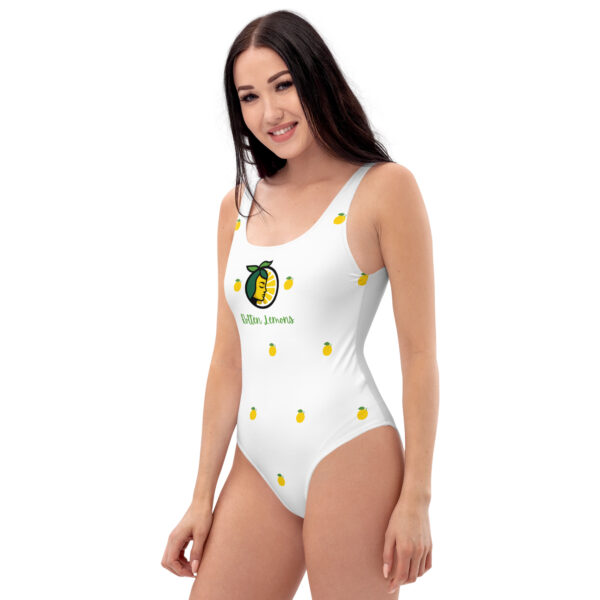 RL One-Piece Swimsuit - White - Image 13