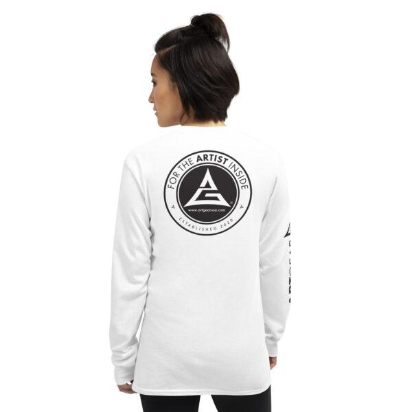 I Art- White Long Sleeve Shirt - Image 11