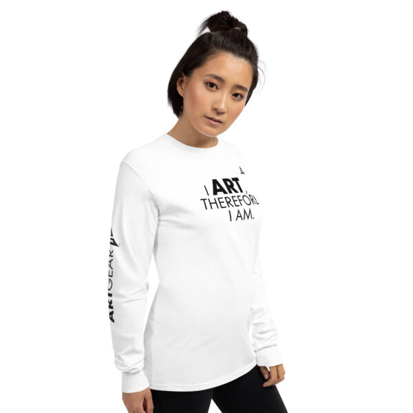 I Art- White Long Sleeve Shirt - Image 10