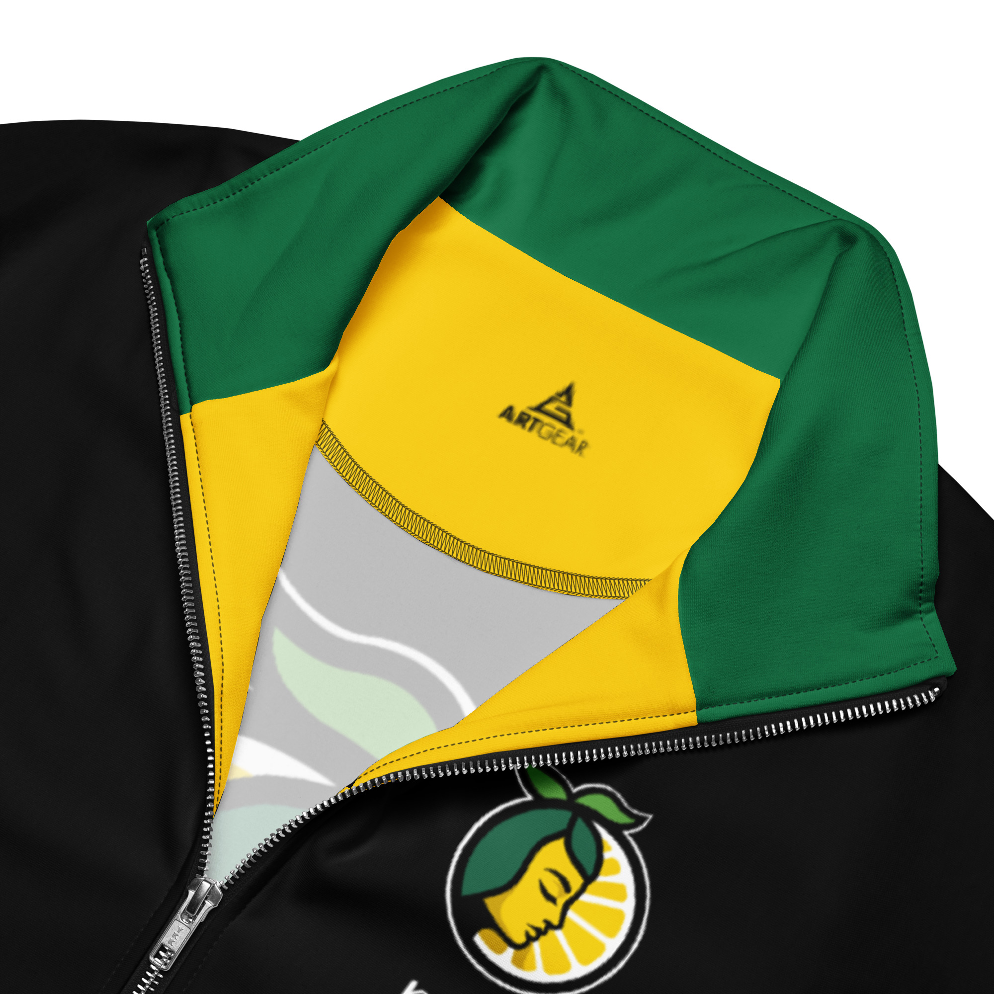 Rotten lemons Black Unisex track jacket - Image 4