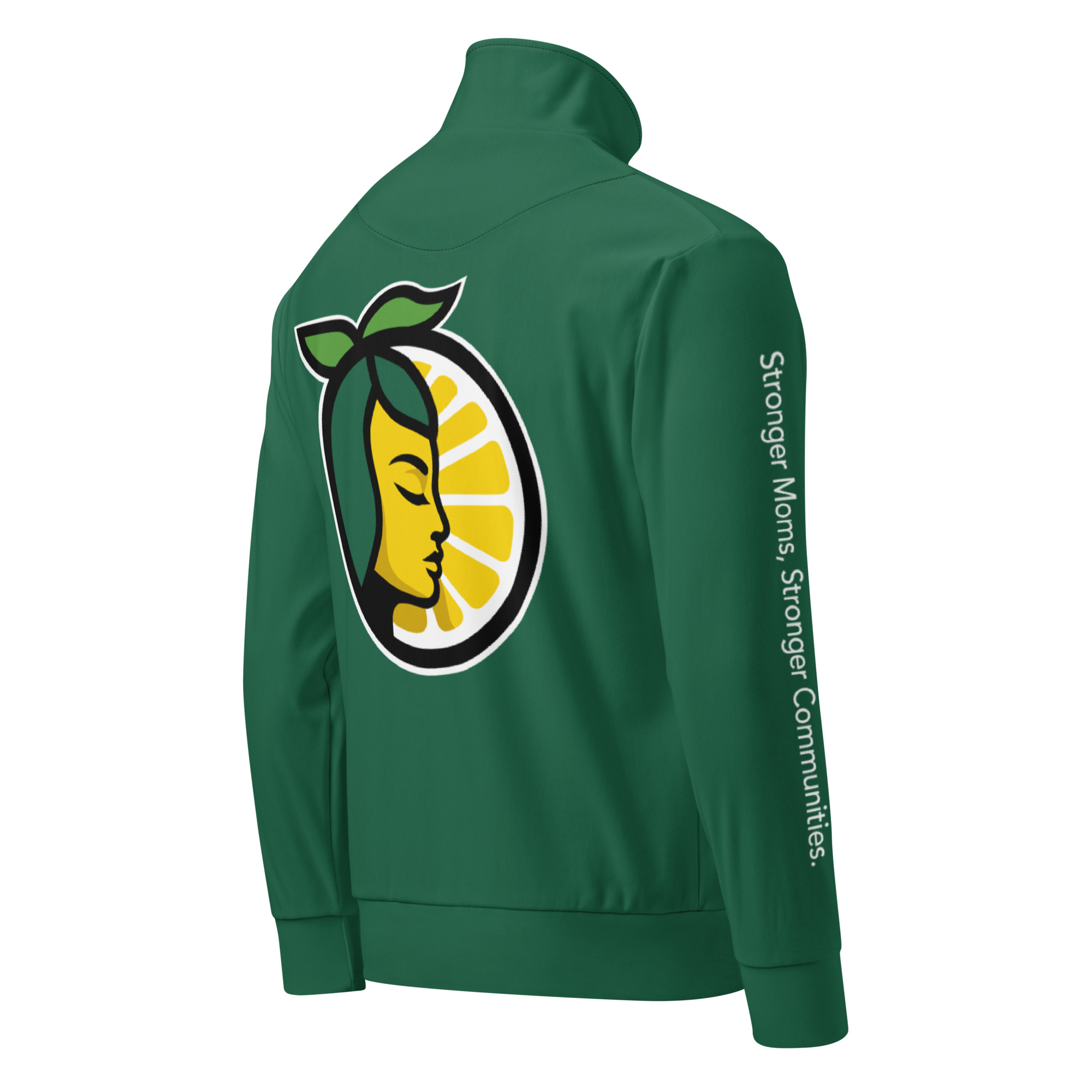 Rotten Lemons Green Unisex track jacket - Image 5