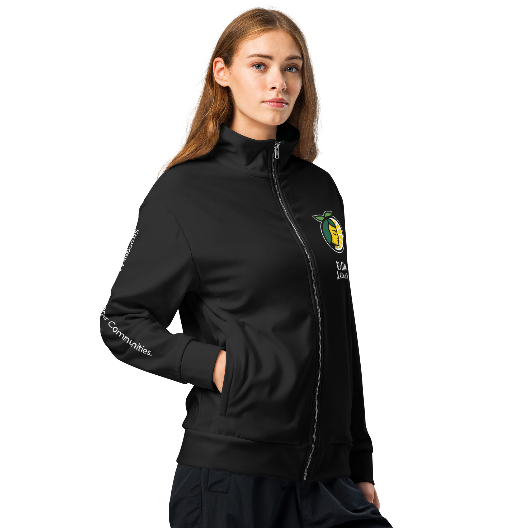 Rotten lemons Black Unisex track jacket