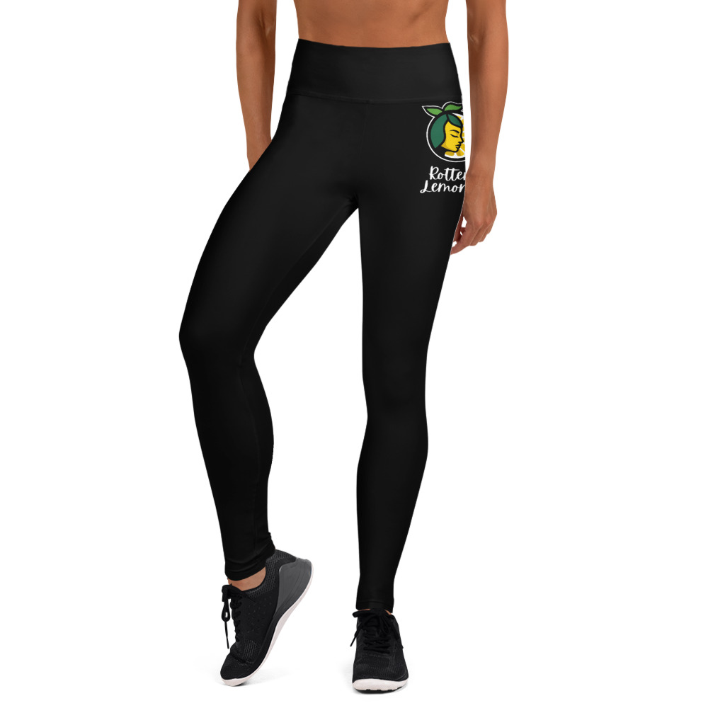 Rotten Lemons  Black Yoga Leggings - Image 4