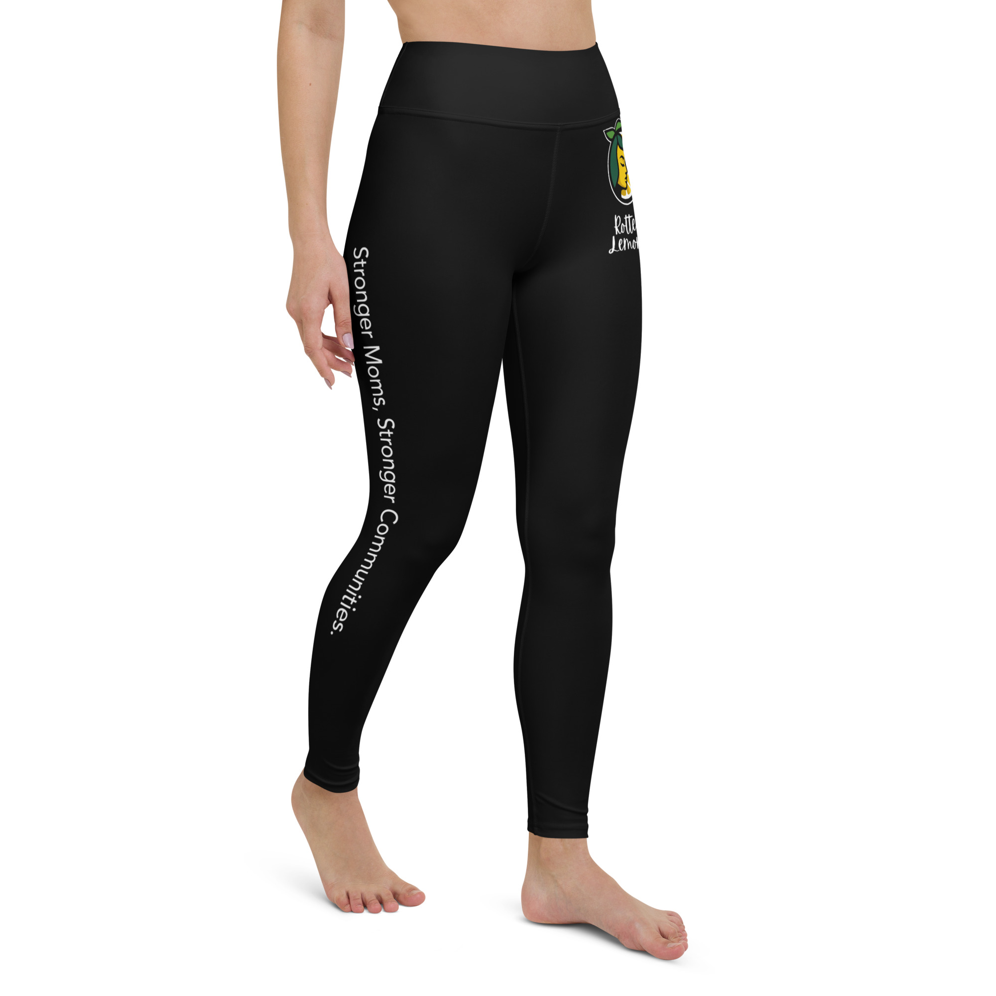 Rotten Lemons  Black Yoga Leggings - Image 3