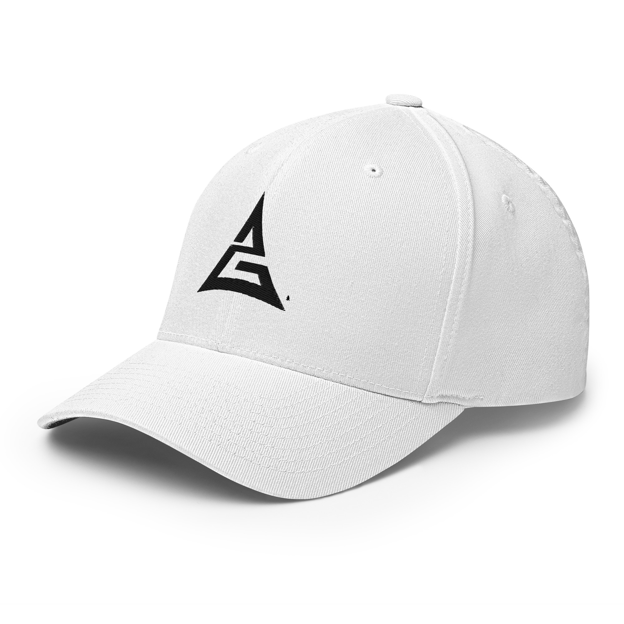 Black 3d Puff Logo Twill Cap - Image 3