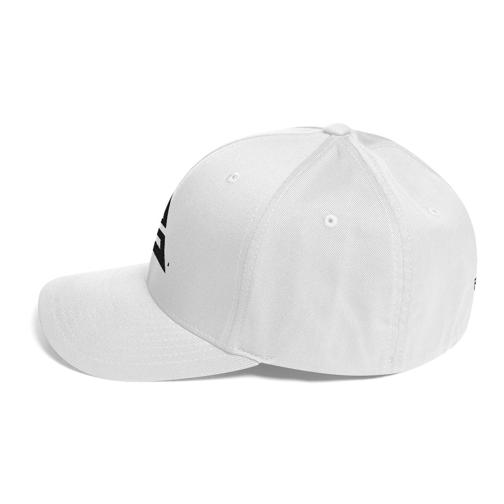 Black 3d Puff Logo Twill Cap - Image 5
