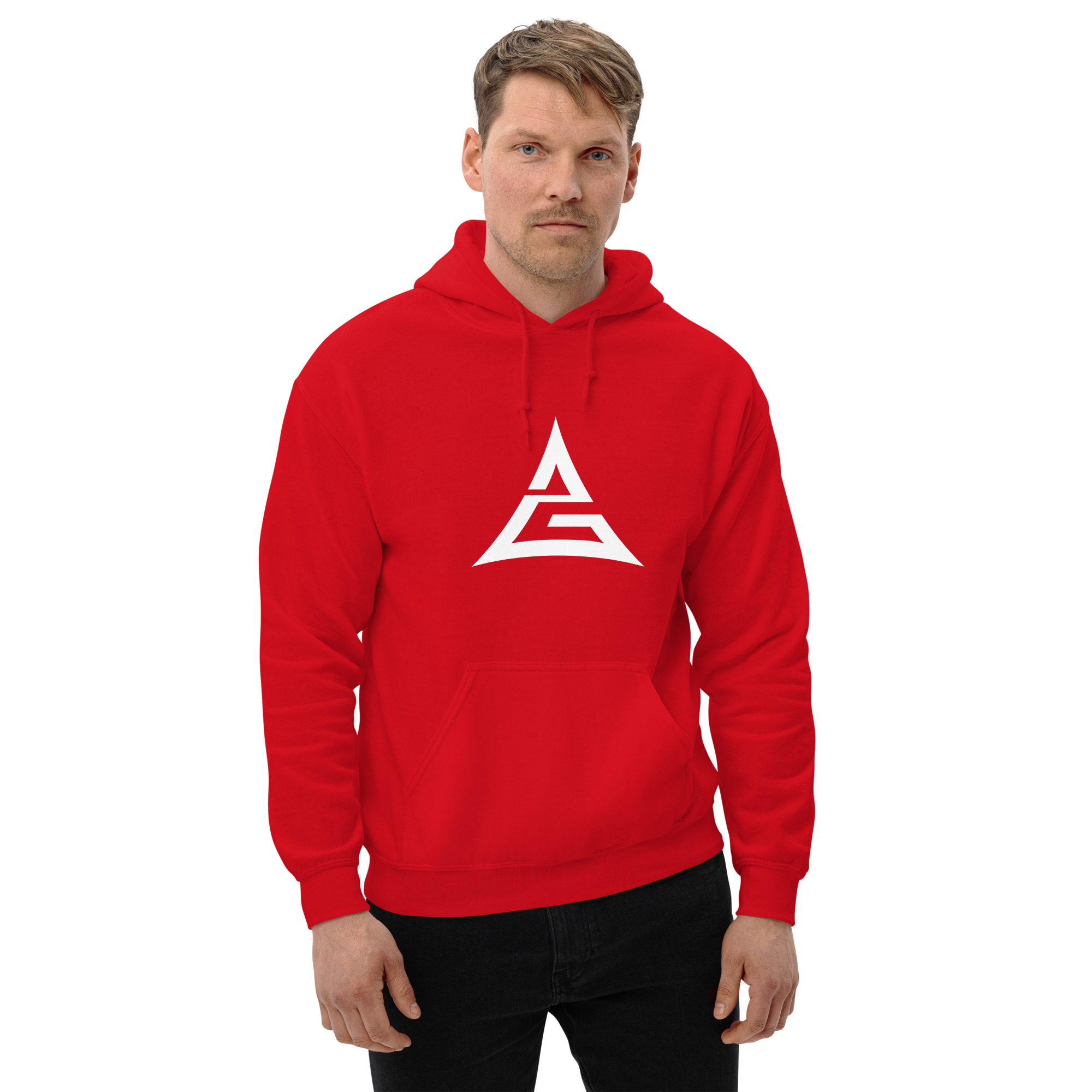 AG Logo - Red Hoodie - Image 2