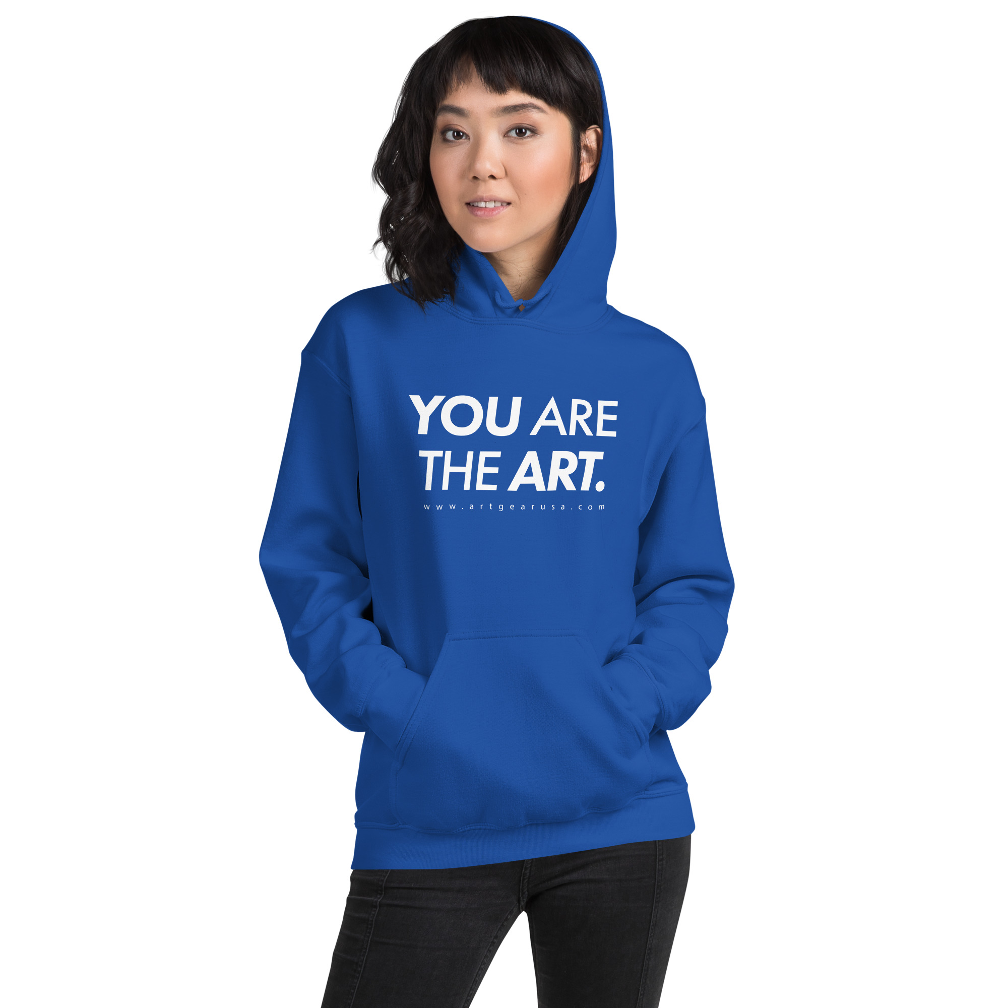 You Are The Art - Blue Hoodie