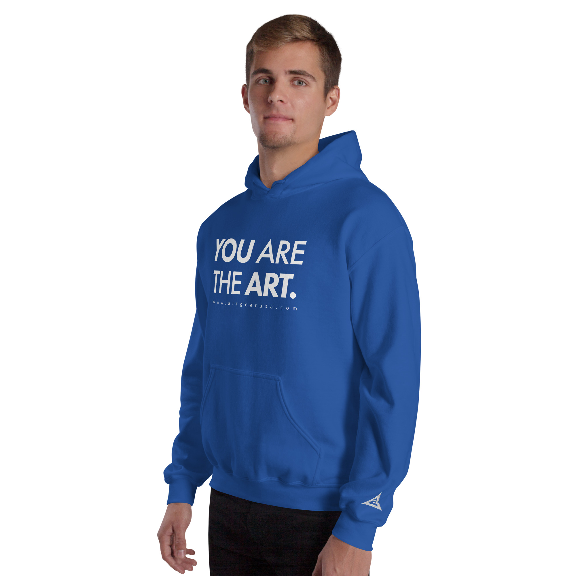 You Are The Art - Blue Hoodie - Image 2