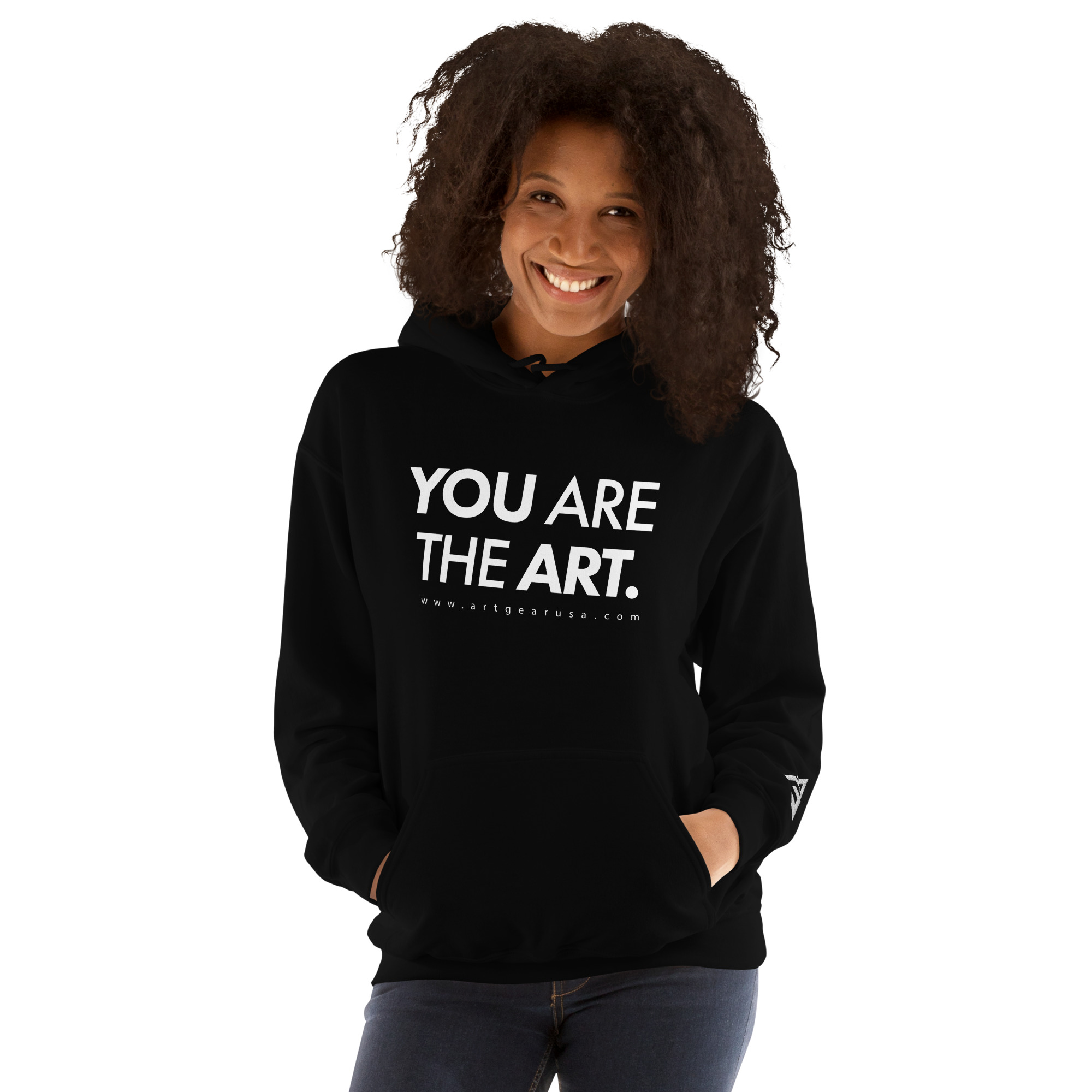 You Are The Art – Blue Hoodie - Image 10