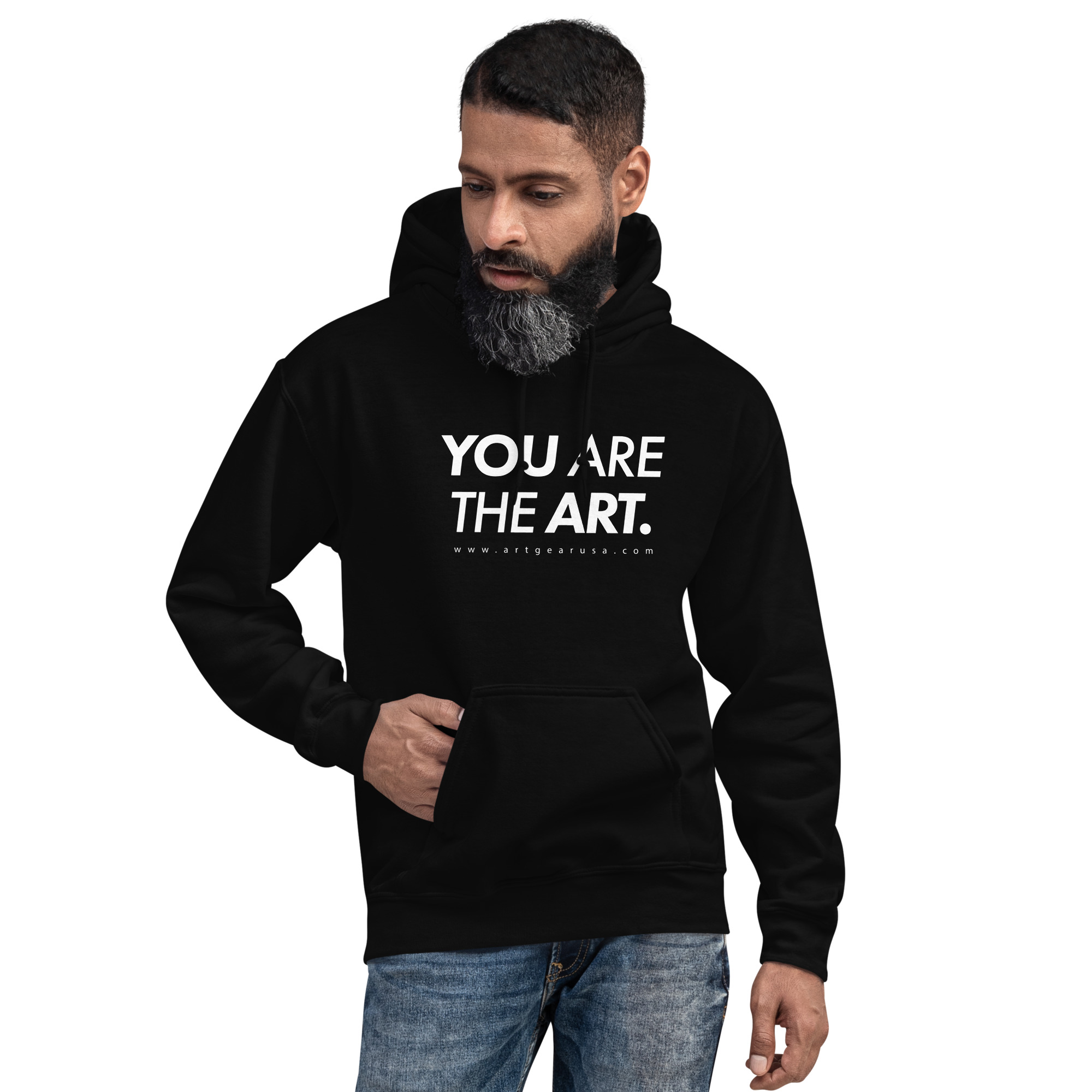 You Are The Art – Blue Hoodie - Image 11