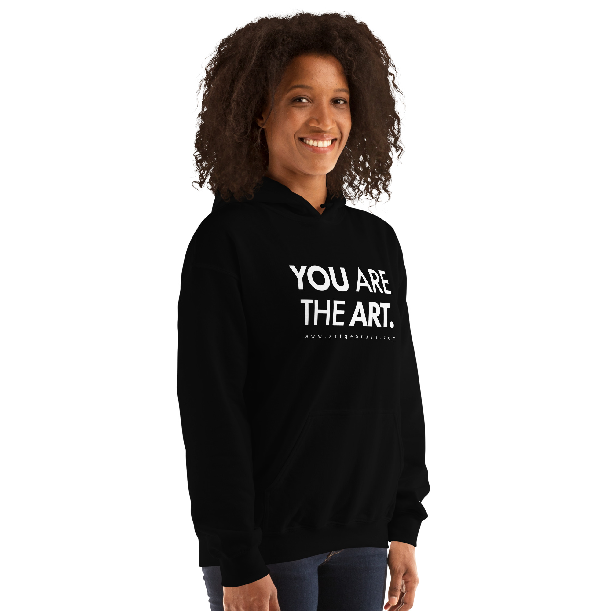 You Are The Art – Blue Hoodie - Image 8