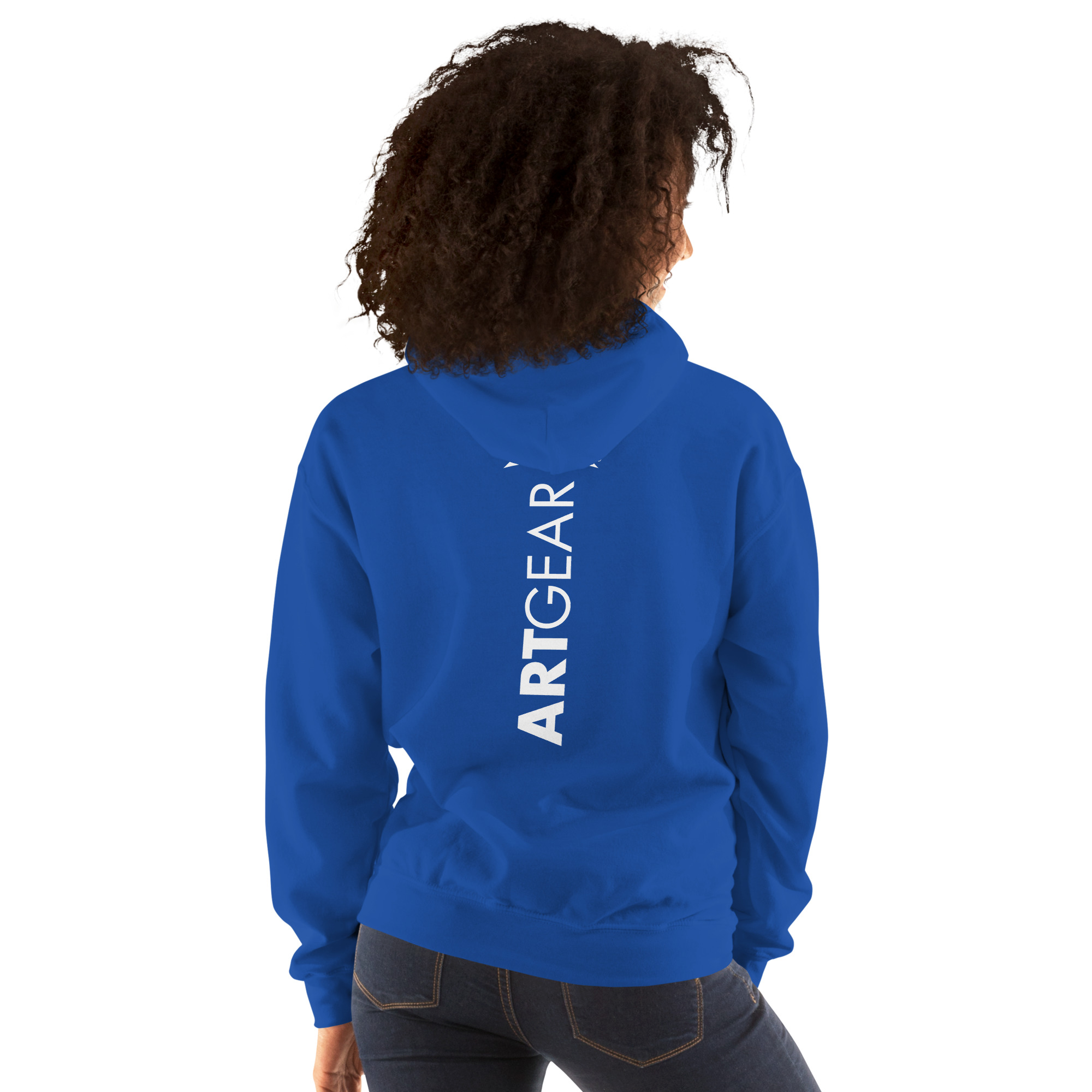 You Are The Art – Blue Hoodie - Image 4