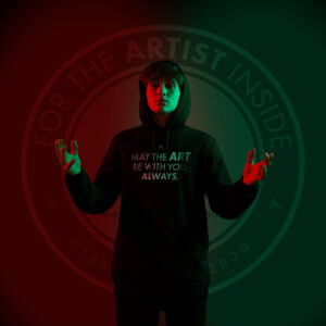 May The Art Be With You, Always. Dark Side Hoodie