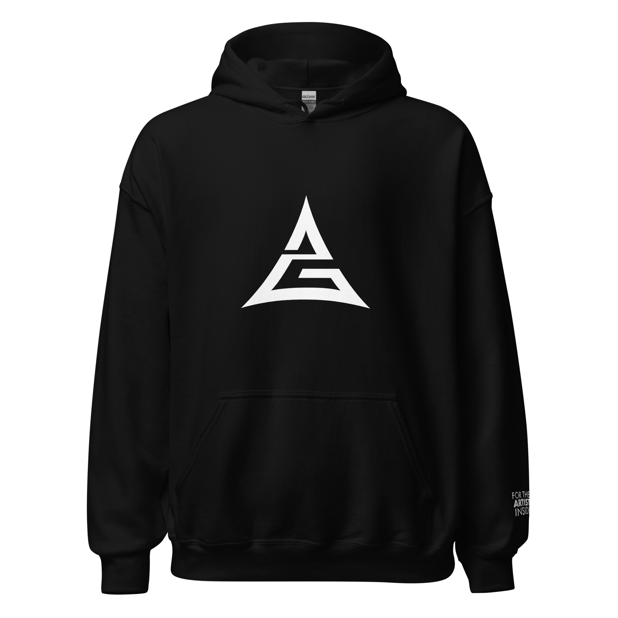 ArtGear Unisex Signature Black Hoodie - Image 6