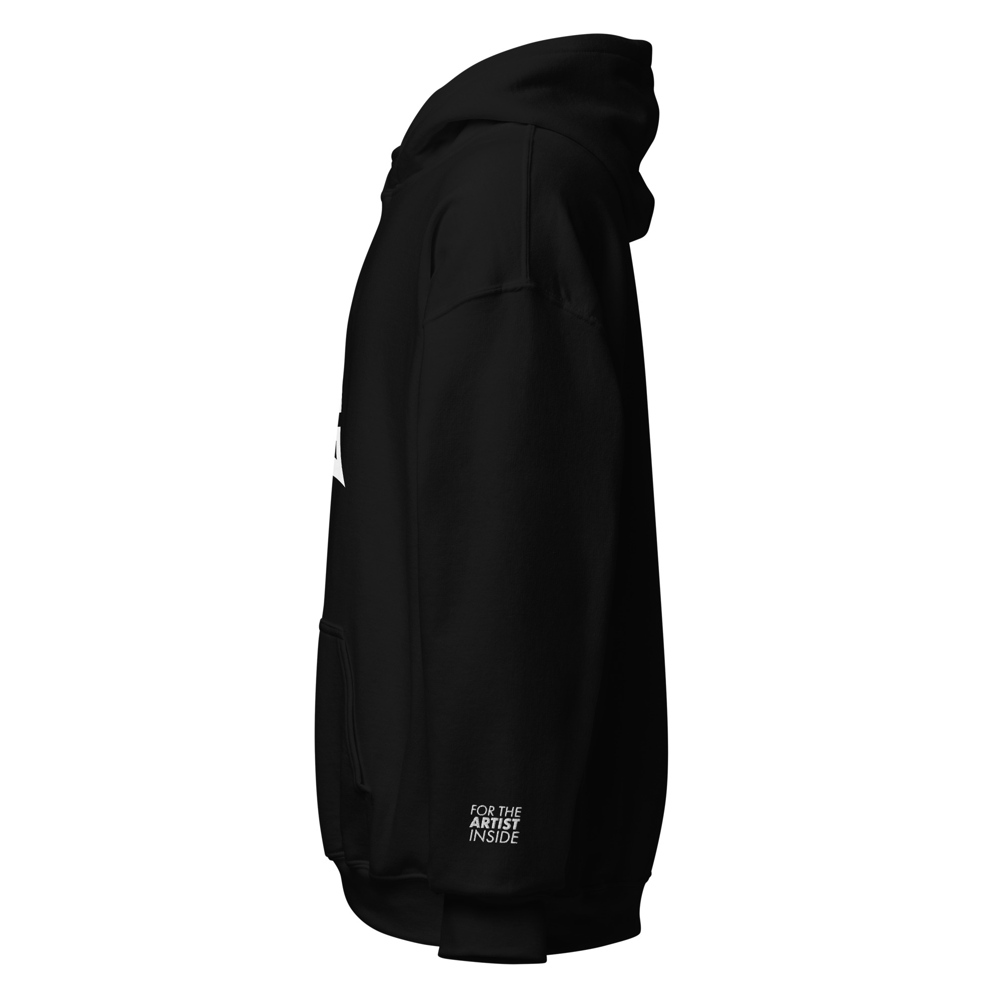 ArtGear Unisex Signature Black Hoodie - Image 7