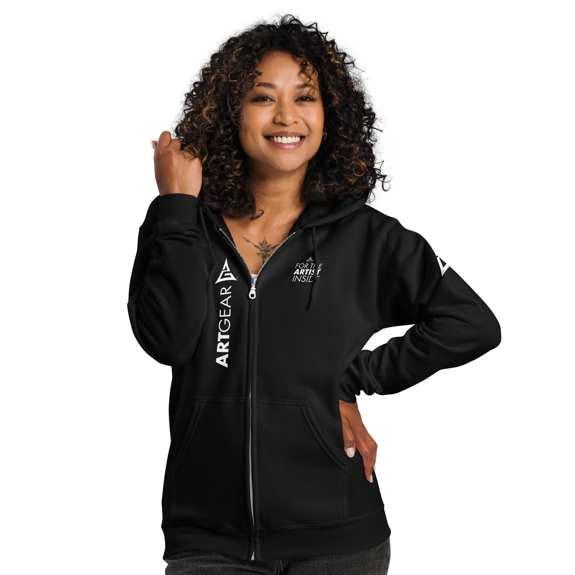 ArtGear Unisex heavy blend zip hoodie - Image 37