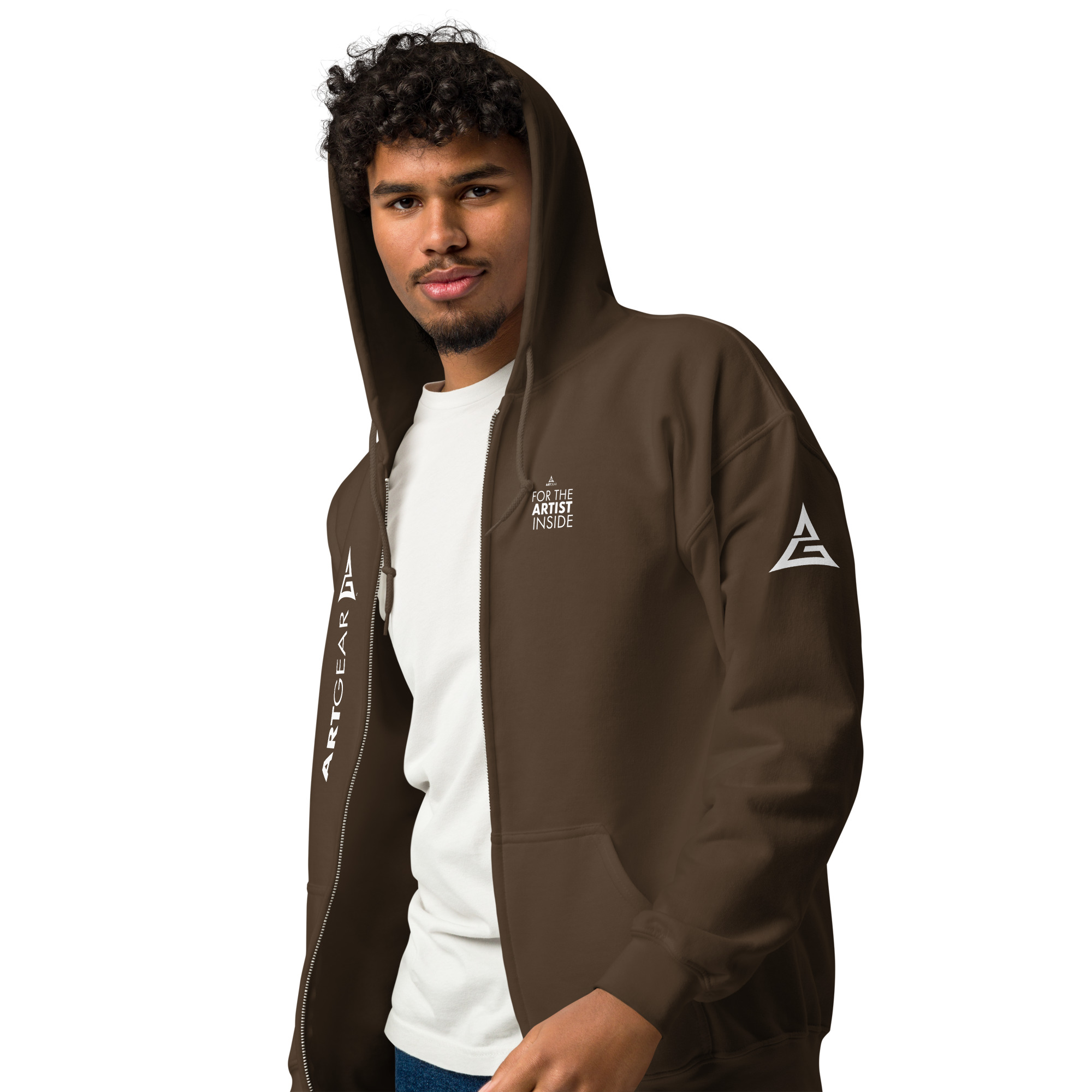 ArtGear Unisex heavy blend zip hoodie - Image 34