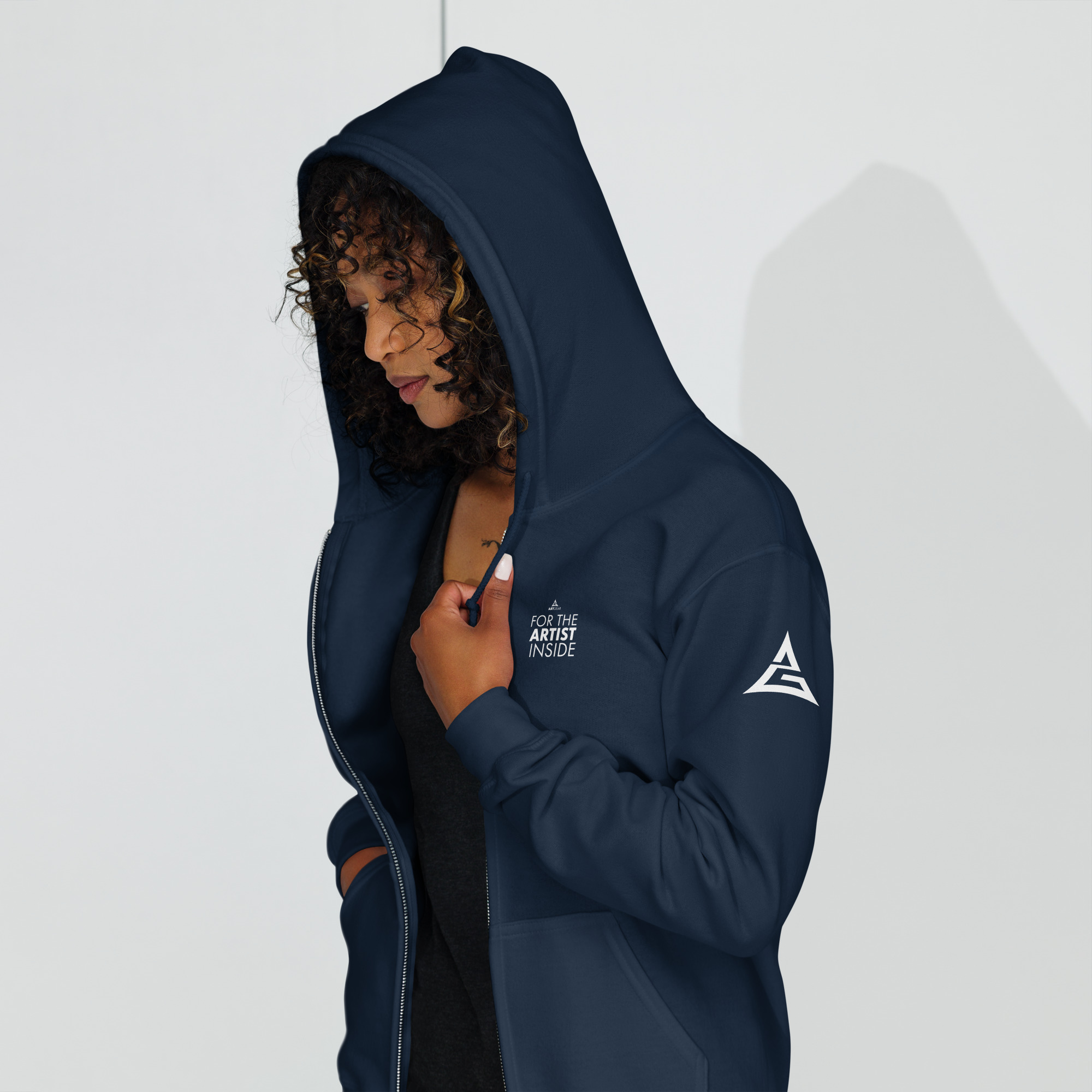 ArtGear Unisex heavy blend zip hoodie - Image 45