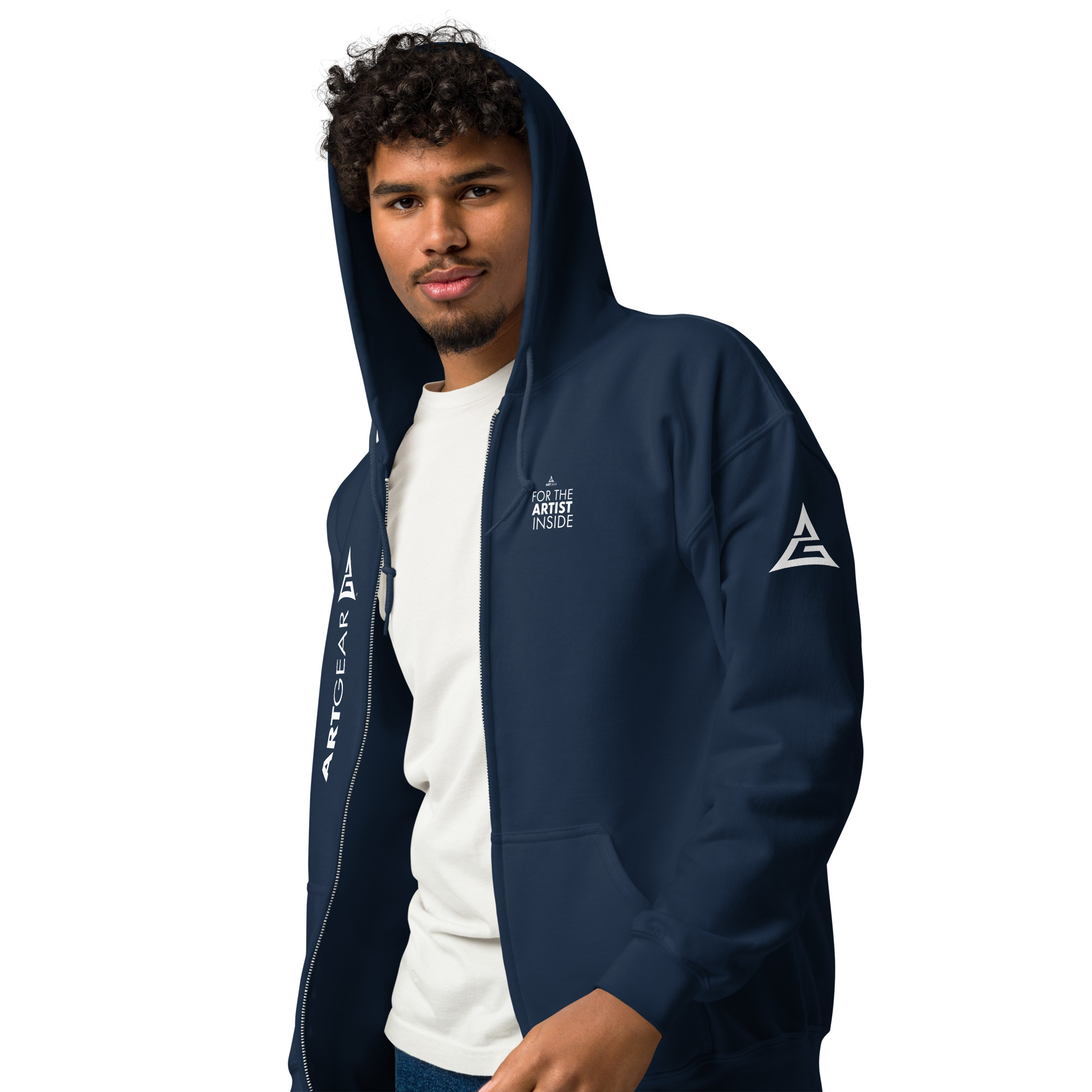 ArtGear Unisex heavy blend zip hoodie - Image 32
