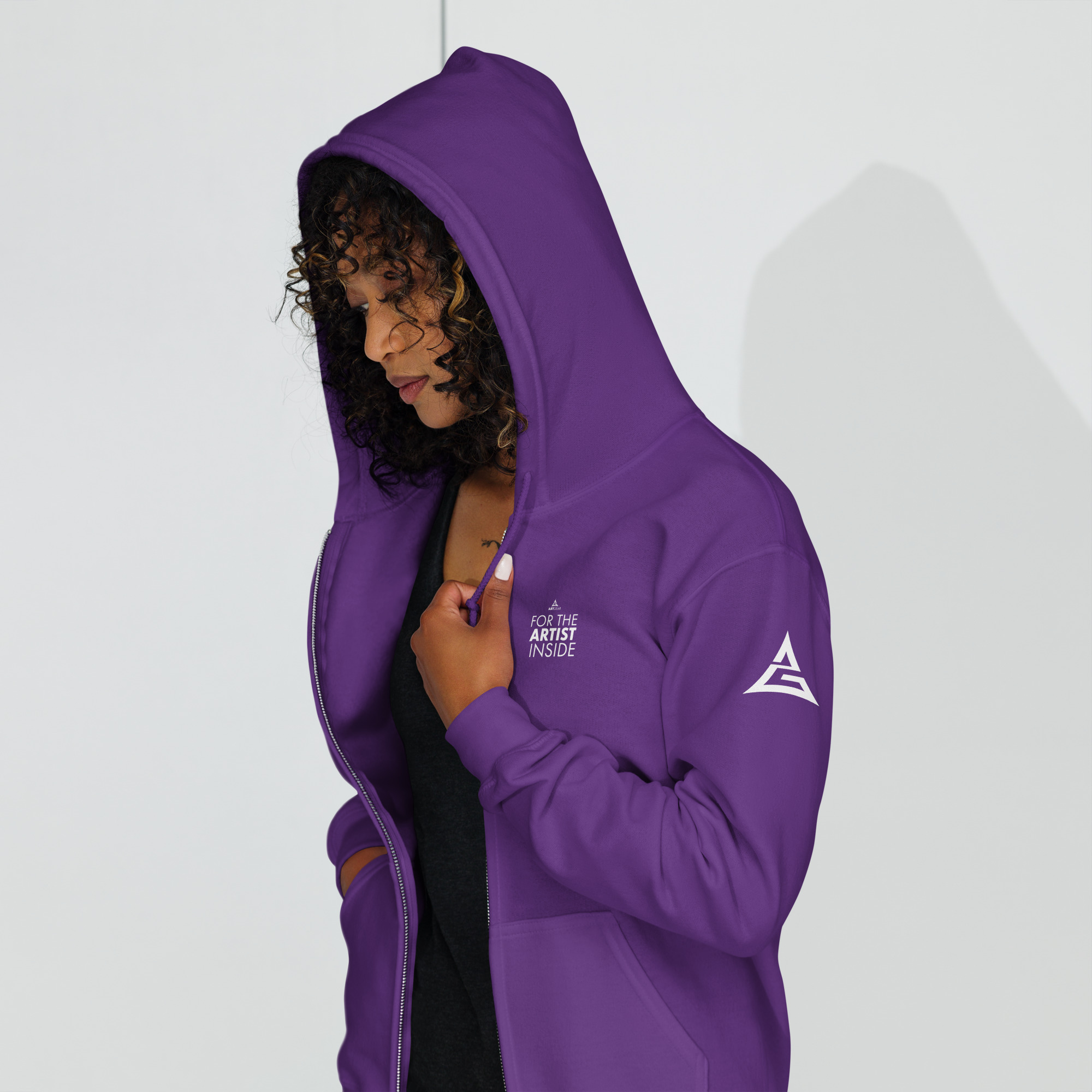 ArtGear Unisex heavy blend zip hoodie - Image 43