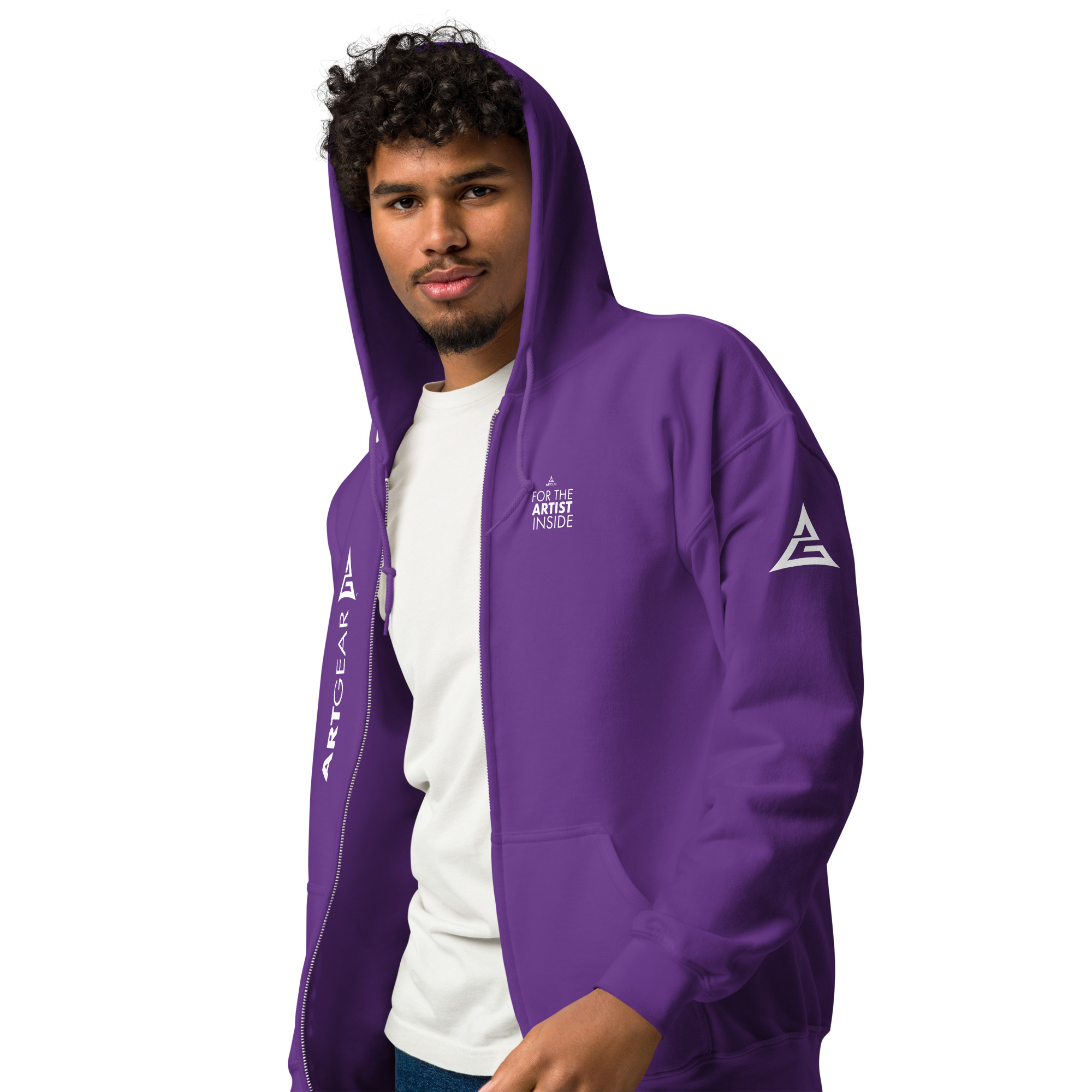 ArtGear Unisex heavy blend zip hoodie - Image 33