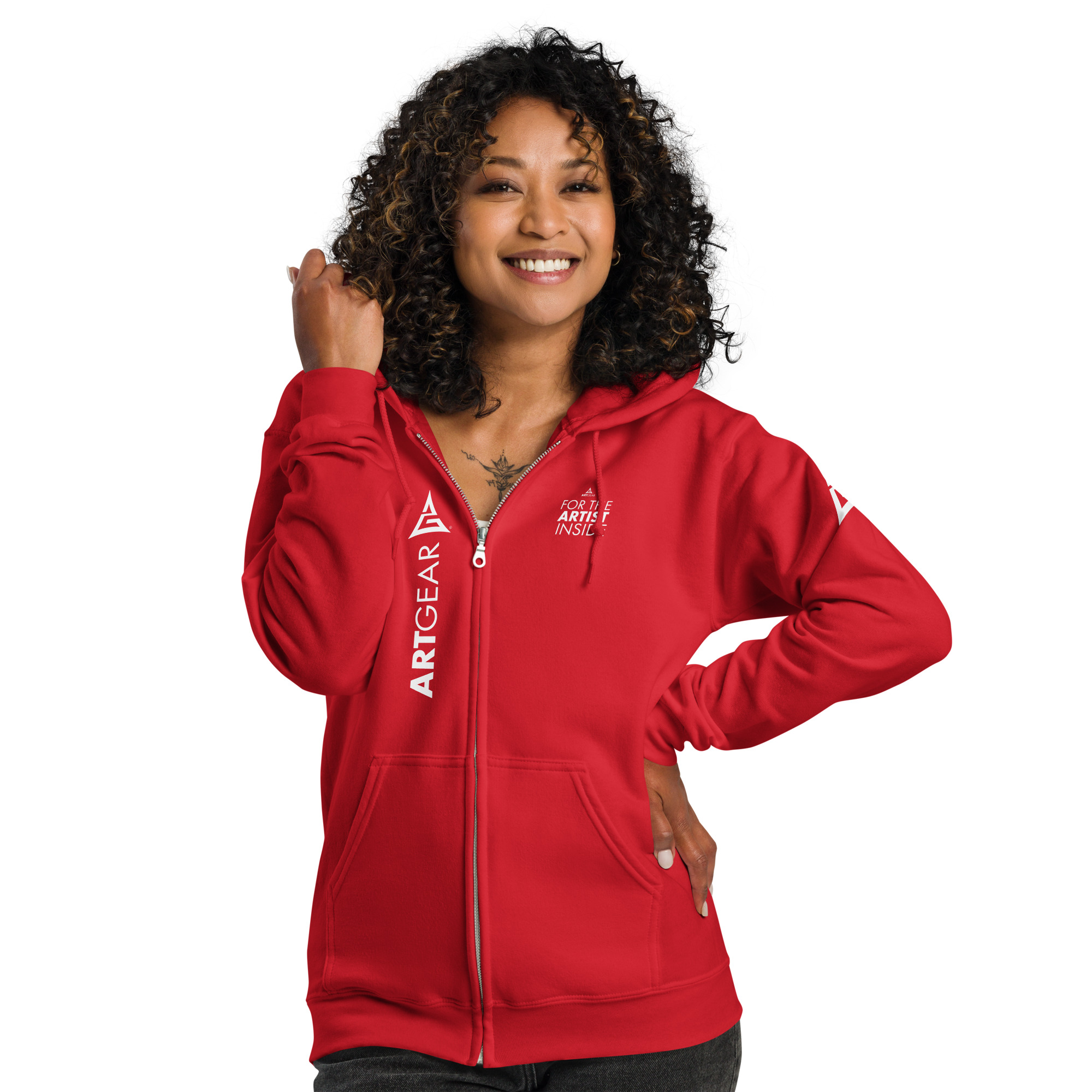 ArtGear Unisex heavy blend zip hoodie - Image 35