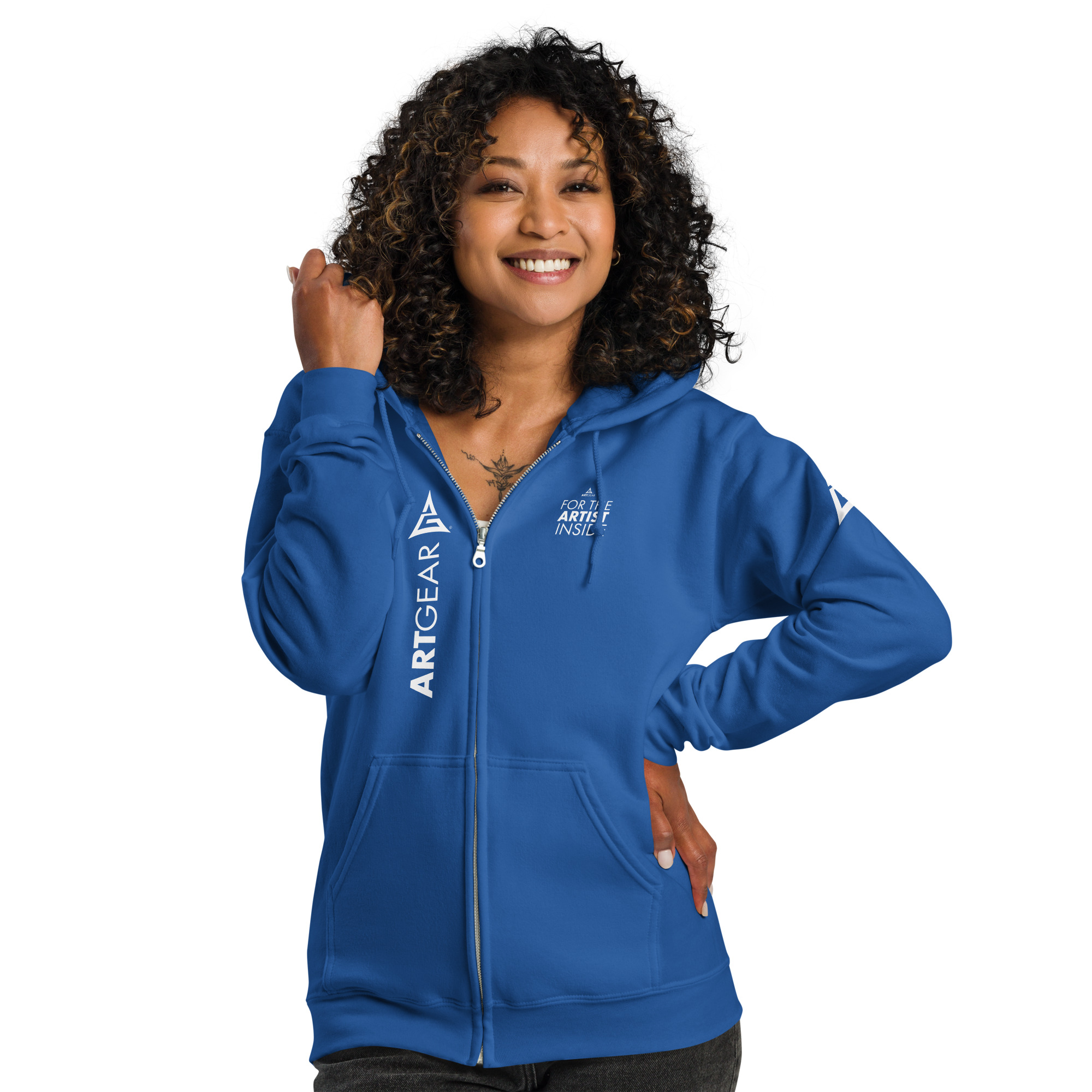ArtGear Unisex heavy blend zip hoodie - Image 38